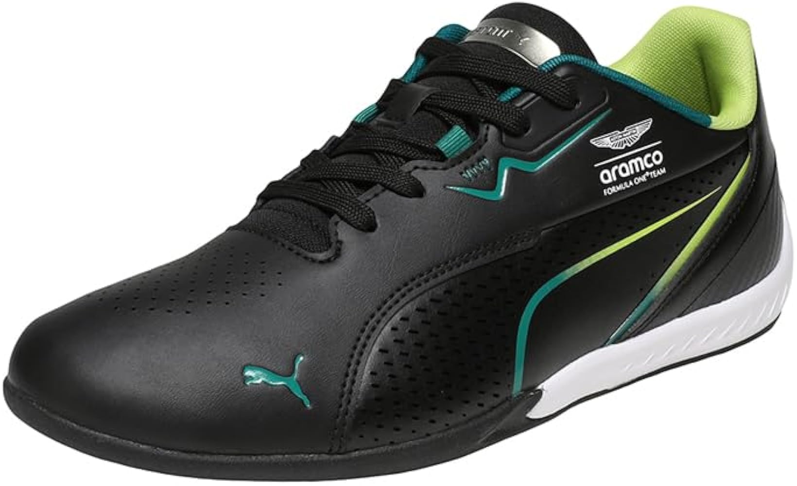 Buy Puma Unisex-Adults AMF1 Drift Cat 11 Black-Green Lux Sneaker