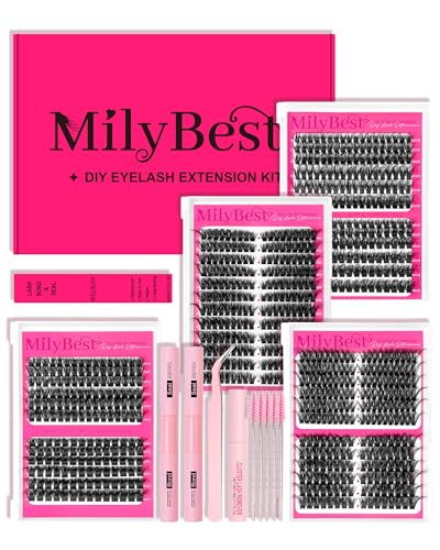 MilyBest 864Pcs Lash Clusters Kit