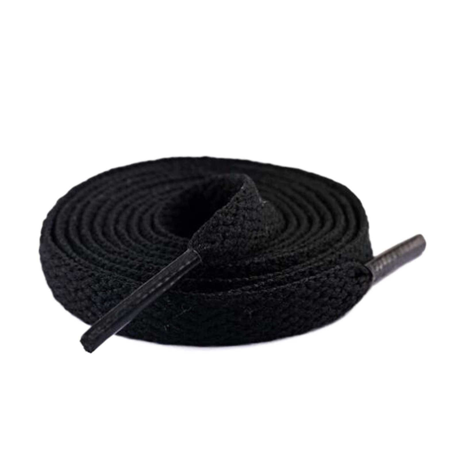 Cordones atléticos Gruesos Planos for Zapatillas Deportivas de Zapatos no elásticos Blancos