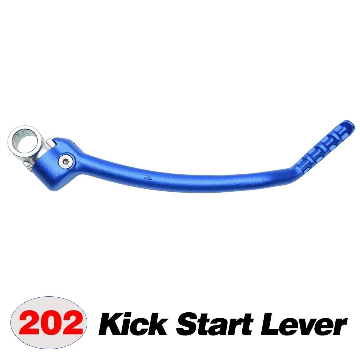 Adatto per Yamaha YZ WR 125 250 250X 250F 250FX 450FX YZF Parti di Motocross Forgiato Kick Start Leva di Avviamento Pedale Pedivella Accensione Moto(Kick Start Lever 203)