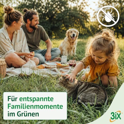 3iX Zeckenschlinge zum Zecken entfernen, schnelle und einfache Anwendung