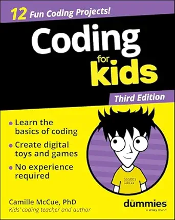 Coding For Kids For Dummies book cover
