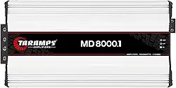 Módulo Taramps MD 8000.1 2 ohms 8000 W RMS Amplificador Som Automotivo