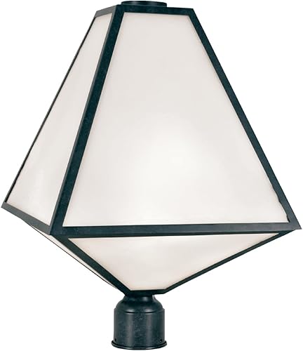 Brian Patrick Flynn para Crystorama Glacier 3 - Poste exterior de carbón negro claro