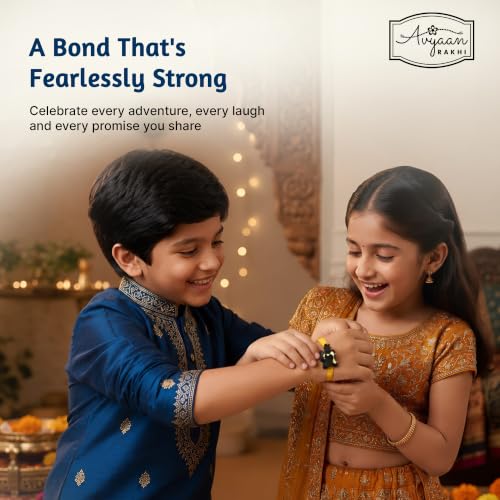 Image of Avyaan Batman Rakhi for Raksha Bandhan | Superhero Theme Handmade Rakhi with Adjustable Soft Silicone Band | Comfortable, Lightweight & Durable | Stylish Design for Brothers | Dark Knight Inspired