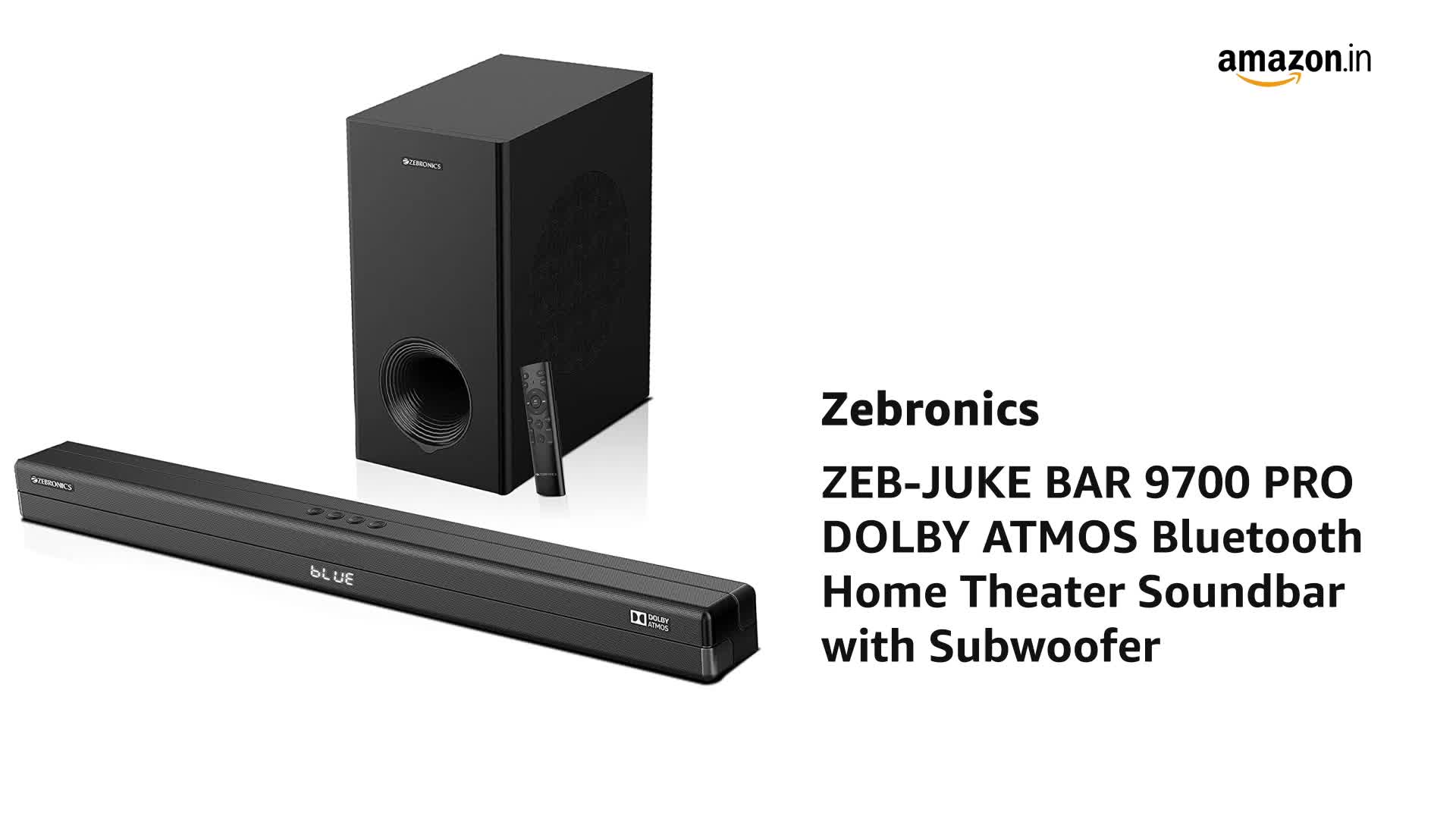 Zebronics ZEB-JUKE BAR 9700 PRO DOLBY 