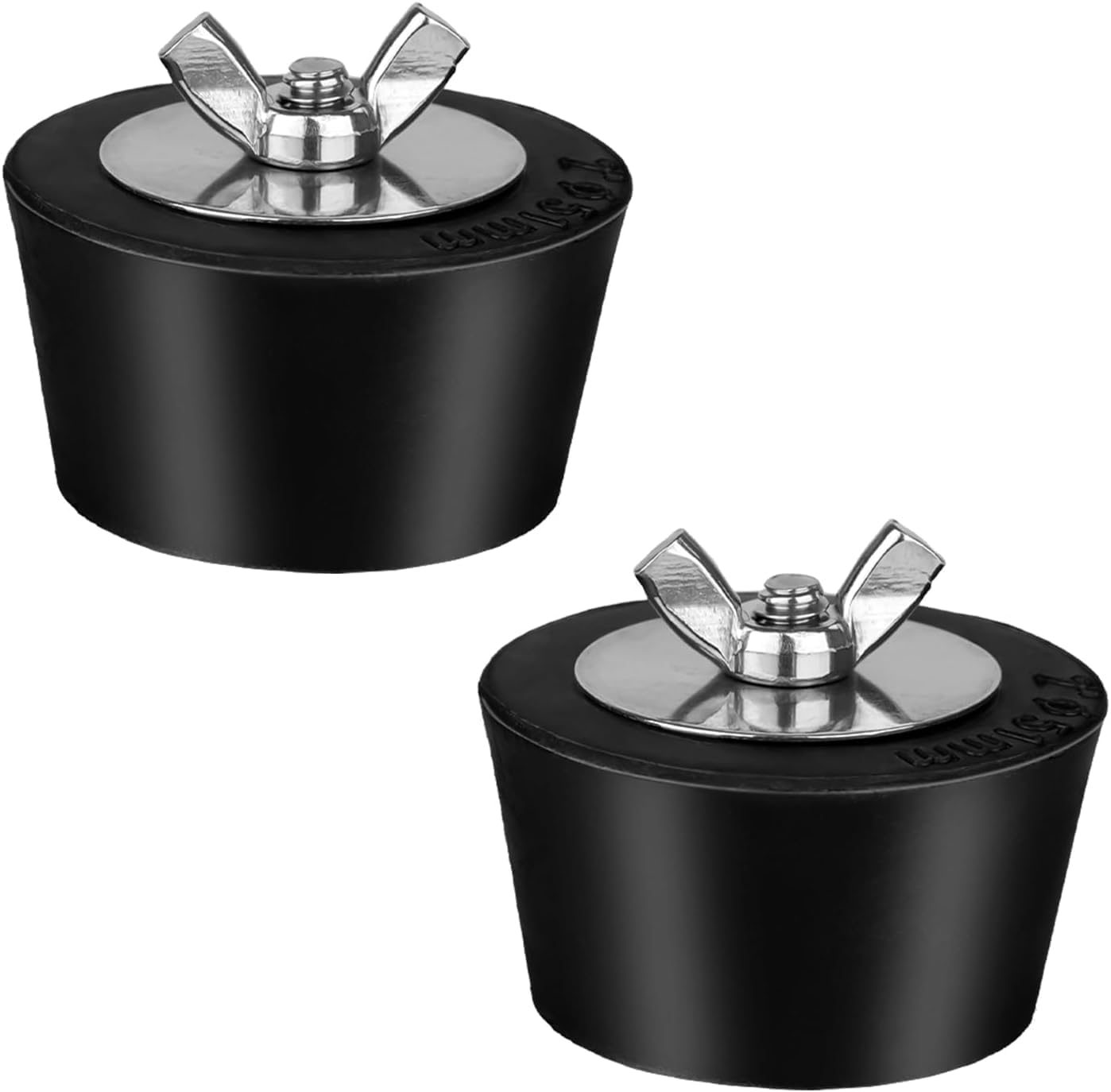 2 Pieces Pool Winterizing Plugs Swimming Pool Winter Expansion Plug Rubber Plugs With SS Screw Stainless Steel Screw Bolts 1 0 Inches - View #4