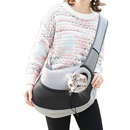 CIYODO Dog Carrier Bag Pet Sling Bag Mesh Pet Sling for Small Dogs Portable Carrier Head Out Access Comfortable for Puppies Go