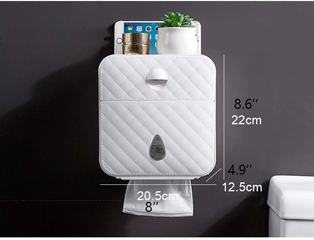 Pudełko na Chusteczki Nawilżane, Bathroom Toilet Roll Holder Creative Paper Waterproof For Storage Box Sypialni i Salonu