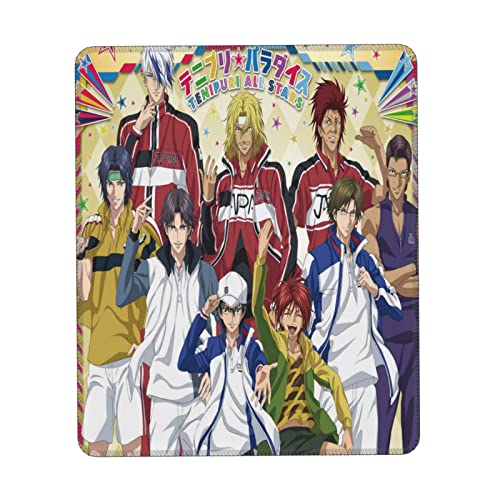 テニスの王子様 精密な縁取りのプロ用ゲームマウスパッド、厚みのあるデザインのパソコンデスクパッド マルチサイズゴム滑り止めマウスパッド 7.9 X 9.5 In 。 テニスの王子様 精密な縁取りのプロ用ゲームマウスパッド、厚みのあるデザインのパソコンデスクパッド マルチサイズゴム滑り止めマウスパッド 7.9 X 9.5 In 。