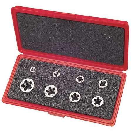 Hex Rethreading Die Set, 8 pcs.