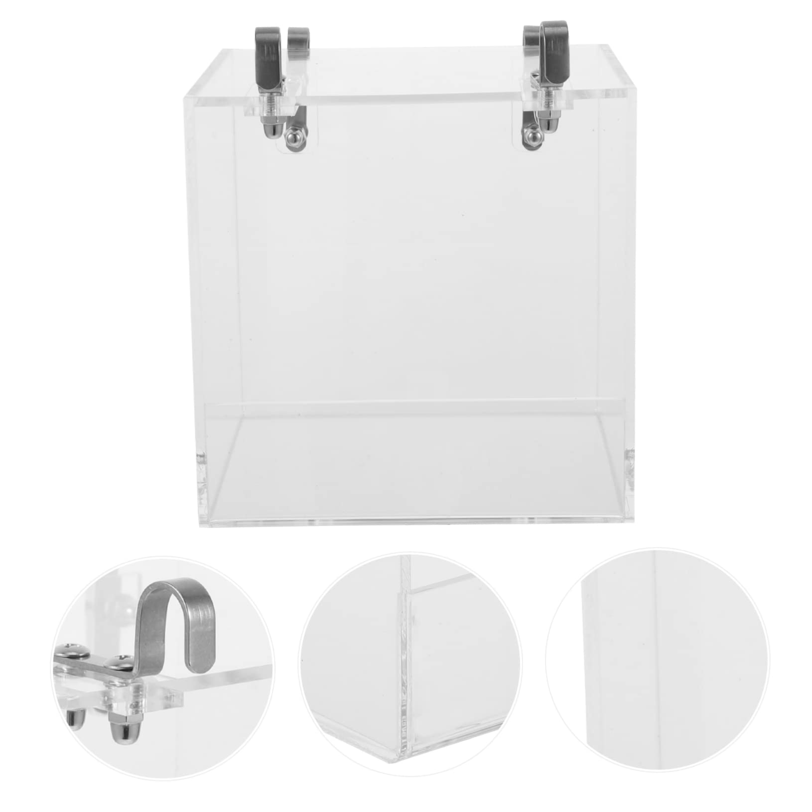 Vogelbadewanne aus Acryl, Vogeldusche, Transparente Kasten für Papageien