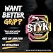 STYK by Vaulter Magazine - Spray Adhesive for Hands, Anti-Slip Solution, Sticky Grip Spray for Athletes: Pole Vault, Basketball, Golf, Pole Dancing, and All Sports, Pineapple Coconut Scent 120ml Spray
