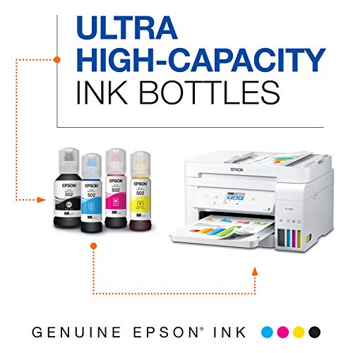 Epson T502 Ecotank Ink Ultra-High Capacity Bottle Black (T502120-S) For Select Epson Ecotank Printers #TOP5