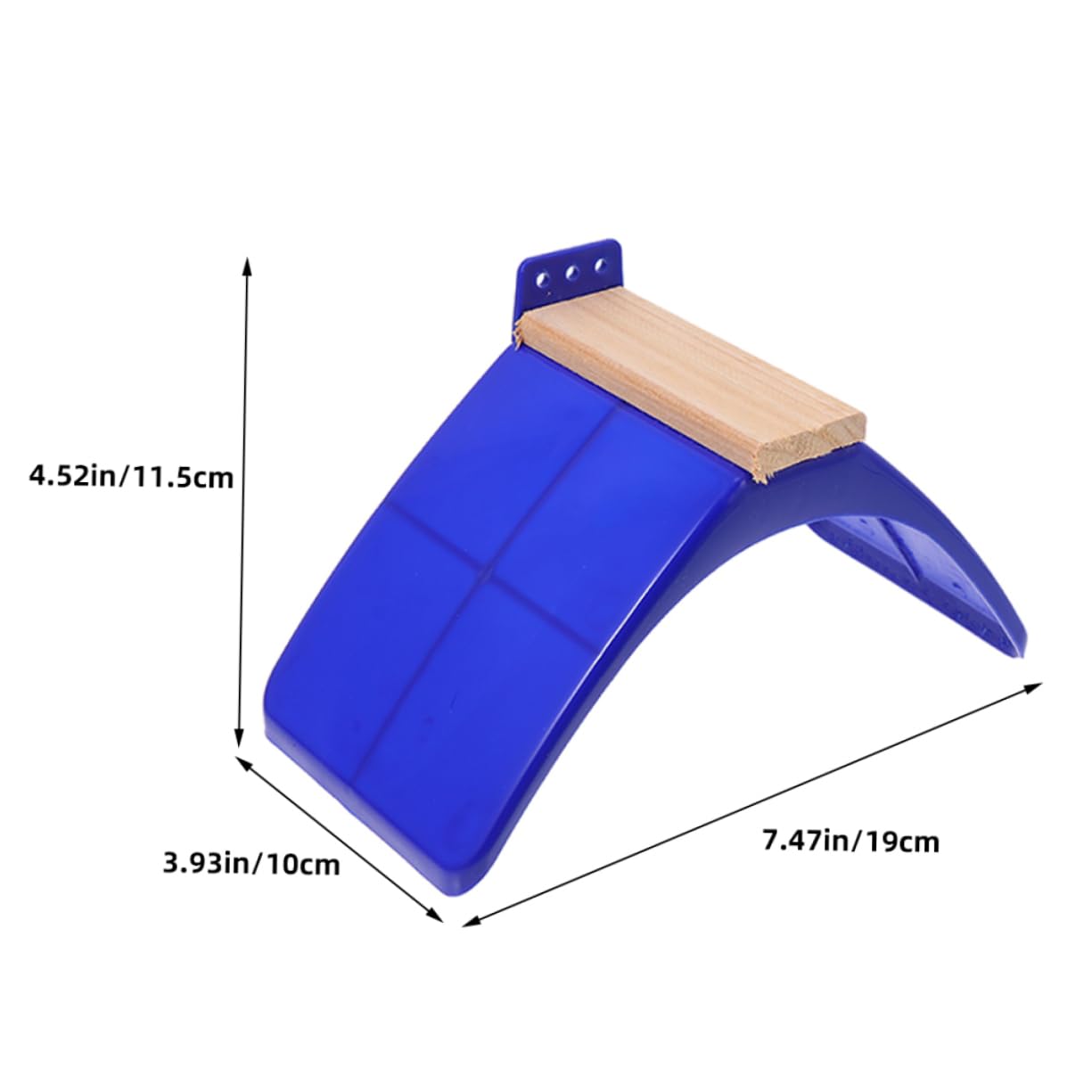 UPKOCH Lot de 10 Perchoirs à Pigeons en Bois et PP Bleu, Polis et Sûrs pour Oiseaux, Support D'activité pour Perroquets et Oiseaux, pour Cage et Entraînement