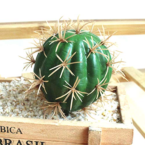 Fagushome Artificial Cactus Decor Faux Cactus Plant Fake Succulents Plants Artificial Cacti 4 Pieces Unpotted Indoor Home Décor Fake Cactus Stems #TOP5