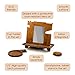 Wood Phone Docking Station for Men - Wooden Watch Wallet Stand - Gifts for Husband - Mens Nightstand Organizer - Valet Tray Charging Station - Dad Cell Phone Desk Station