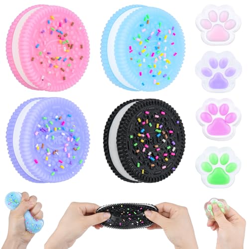 Alta qualità e durata: Il nostro squishy taba è realizzato in materiale di gomma termoplastica TPR atossico, conforme alle normative internazionali di sicurezza per i giocattoli. Non solo sicuro, morbido ed elastico, ma anche abbastanza resistente da sopportare innumerevoli pressioni, stiramenti e impastamenti senza deformarsi o lacerarsi, garantendo un utilizzo a lungo termine. Le confezioni in PVC sono non adesive, facili da utilizzare e riporre, e i giocattoli non si perdono o si sporcano facilmente.
