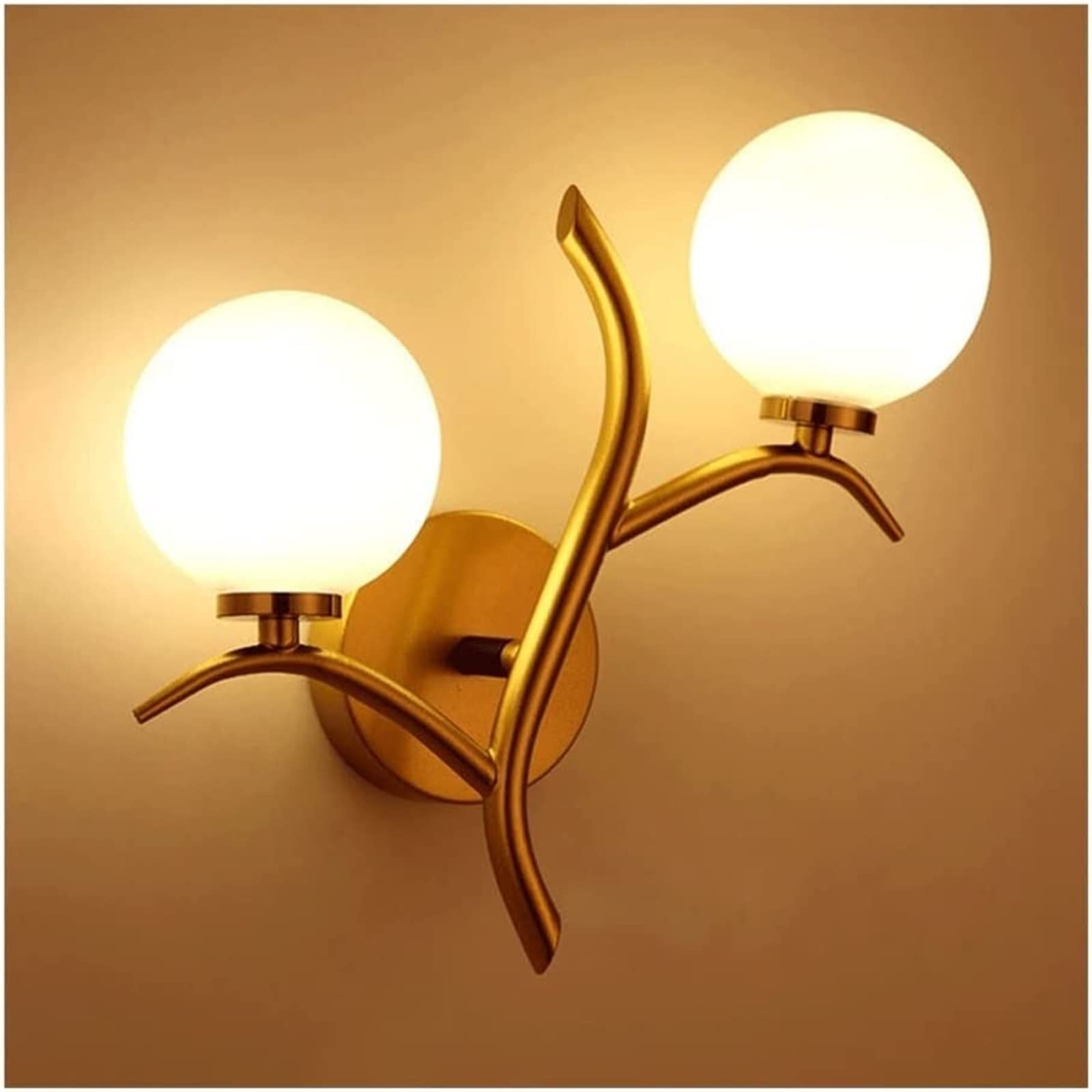 Applique murale branche fer forg&eacute; &eacute;clairage LED angle mort couloir - 8