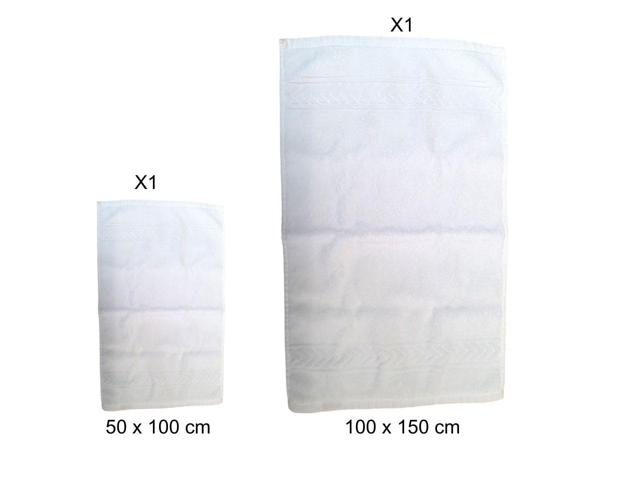 Nenel Juego de Toallas Personalizadas Bordadas – Toallas de baño con Nombre o Iniciales Bordado - Suaves y Absorbentes, 100% algodón (1 Toalla de Lavabo + 1 Toalla de Ducha Grande)