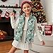 TOADDMOS Horse Full Zip Vest Comfortable Flower Girls Sleeveless Vests Size 7-8 Stylish Lightweight Sleeveless Jackets Outerwear with Pockets Fashion Warm Winter Coat with Pocket
