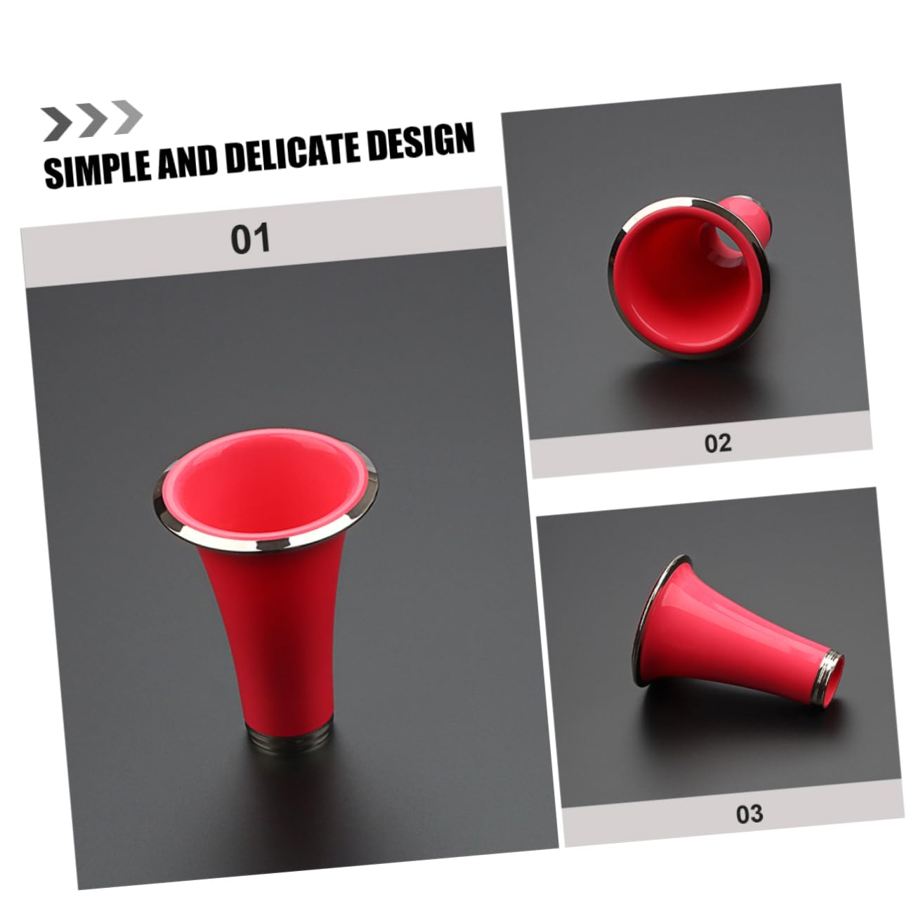 NULYLU Pink Clarinet Bell Cc27 Music Instrument Clarinet Bell Replacement for Players