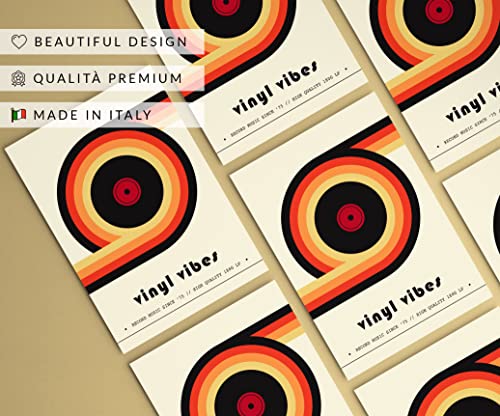 Stampa da parete vinili bauhaus vintage musica