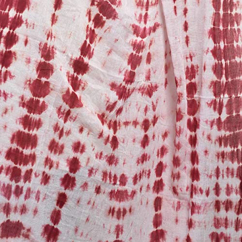 Image of Women's Pure Cotton Traditional Authentic Shibori Tie Dye Dupatta Chunni