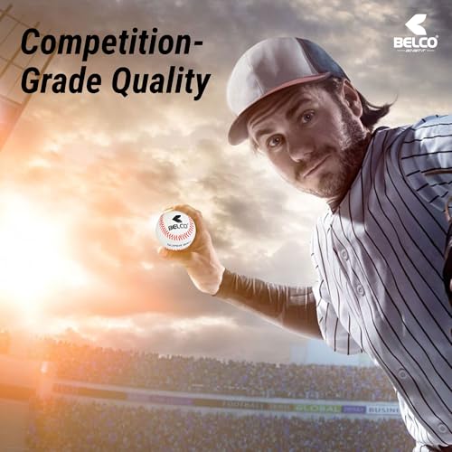 Image of Belco Baseball, Leather Super Ball Competition Grade Baseball Ball Official Size (Leather)