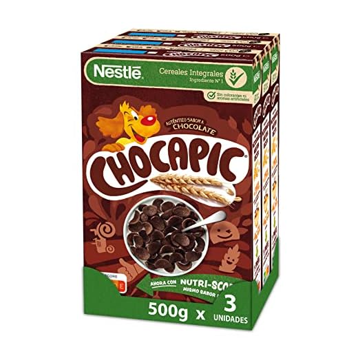 Cereales Nestlé Chocapic - 3 paquetes de 500 g