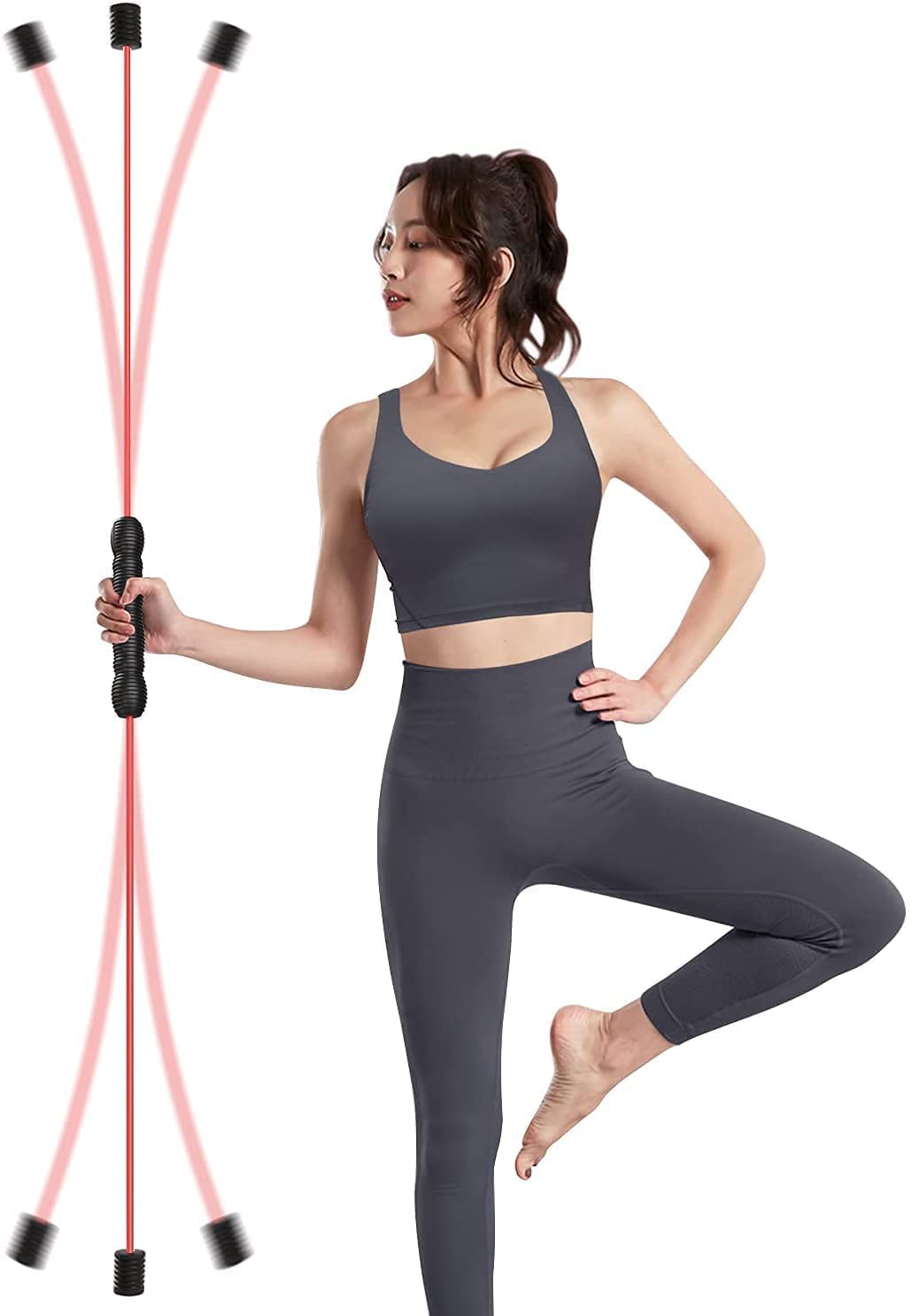 Yagzon Elastic Fitness Bar,Vibration Shake Weight Stick,Body Physical Therapy,Core Strength Training,Power Twister for Arm, Exercise in Home Gym,Patent Pending (B0CRR3D1JQ) Amazon Price History, Amazon Price Tracker