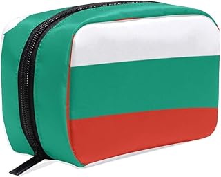 FANTAZIO - Beauty case da donna, motivo: bandiera della Bulgaria