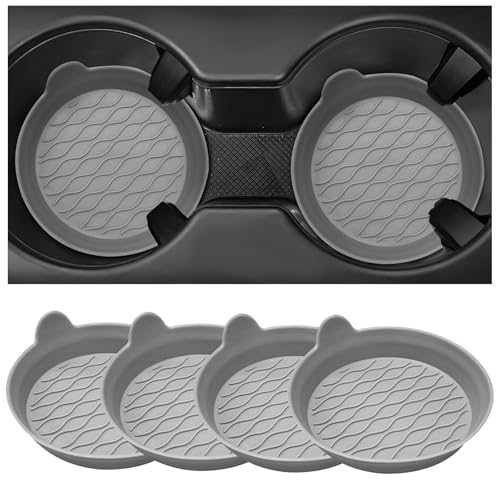 4 posavasos de silicona para portavasos de auto miniatura 1