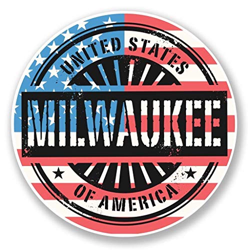 Milwaukee USA Round Metal 0.75" Lapel Pin Hat Shirt Pin Tie Tack Pinback2