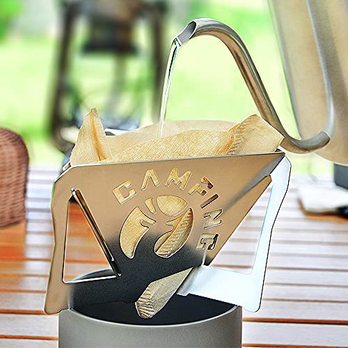 アウトドアキャンプ折りたたみステンレスコーヒードリップ 