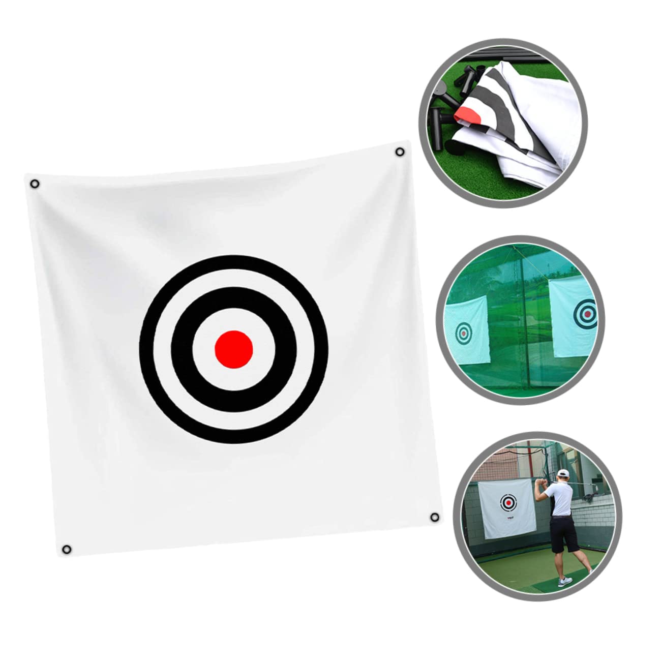 BESPORTBLE Golf Practice Net Hitting Mat Golfing Net Mat Golf Accessory Portable Hitting Target