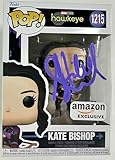 HAILEE STEINFELD SIGNED KATE BISHOP FUNKO POP VINYL 1215 MARVEL AUTOGRAPH BAS 65