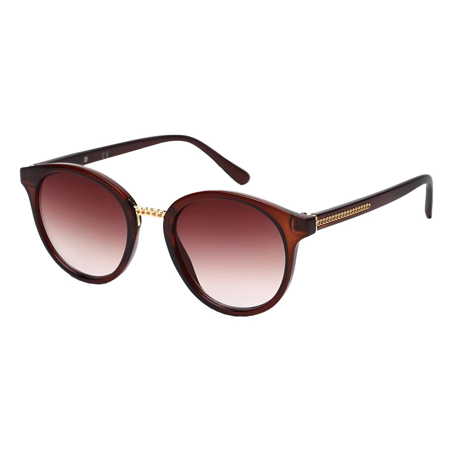 Gradient Grey Black Oval Full Rim Acetate Sunglasses Frame with UV 400 Protection Lens Sunglass-image-23