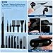 32 in 1 Cell Phone Cleaning kit with Charging Port Cleaner,Stylus Pen,SIM Tool,Keyboard Brush,Speaker Brush,Electronic Cleaning kit for iPhone,AirPods,iPad,Keyboard,MacBook,Earbud,Camera Lens(Black)