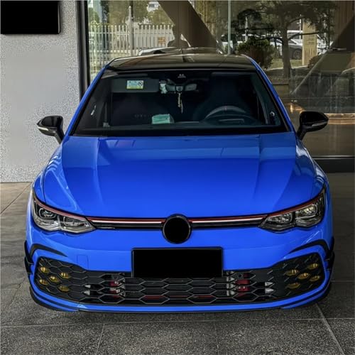 Spoiler avant Golf MK8 avec diffuseur aérodynamique et finition look carbone - 2