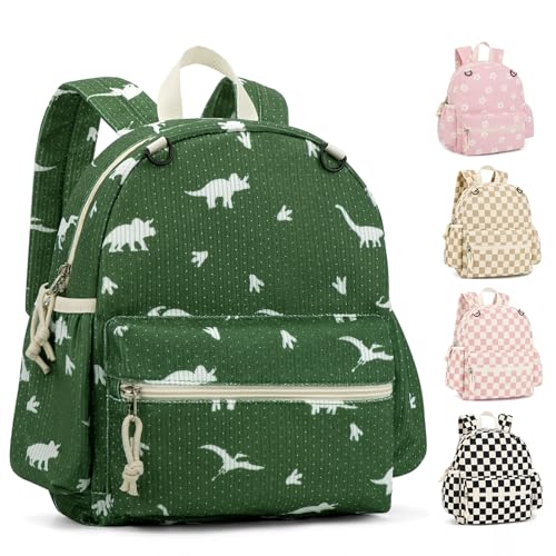 Neverwhy Corduroy Toddler Backpack for Boys & Girls Kids Backpacks