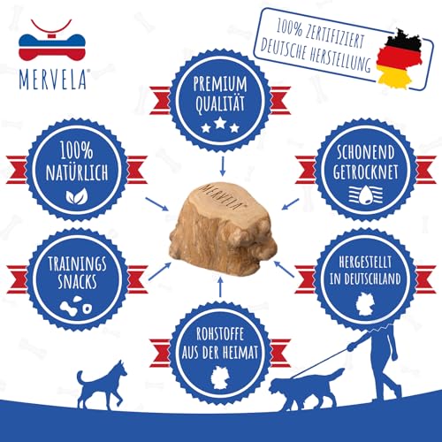 MERVELA® Kauwurzel für mittelere Hunde – Natürliches Kauspielzeug – Zahnpflege & Langlebig – Ideal für Starke Kauer – natürliche Beschäftigung (Kauwurzel Medium 1 Stück)