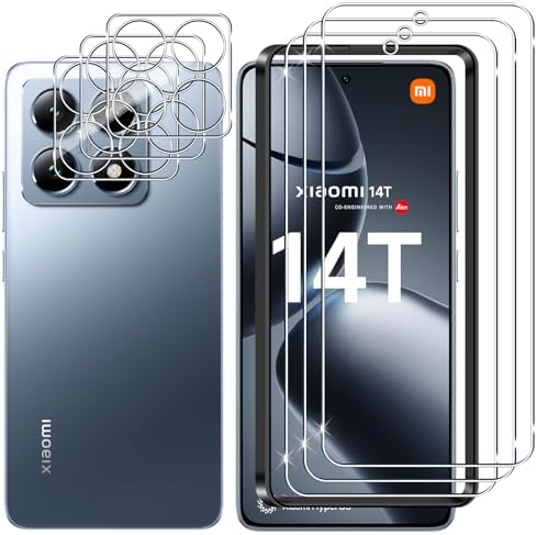 QULLOO Panzerglas Schutzfolie Für Xiaomi Mi 15T Pro - 3x Display + 3x Kameraschutz