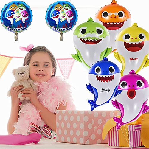 Tuhi Products TPSB01 Shark Party Supplies For Baby, Helium Baby Shark Party Balloons thumb #8