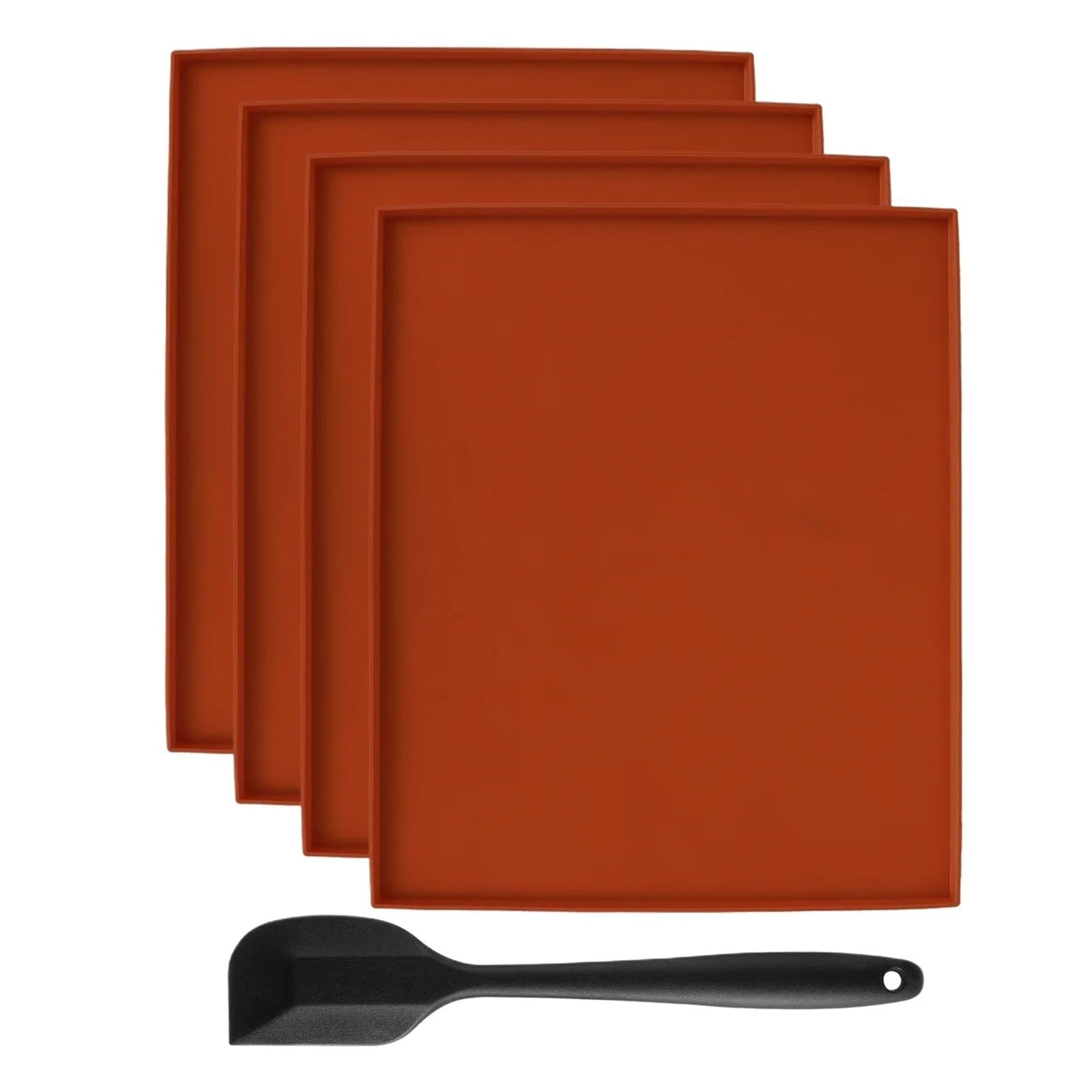Tappetini in silicone da 4 pezzi compatibili con frutta, carne, verdure, erbe aromatiche