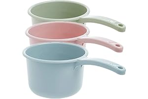 3Pcs Water Spoons: Essential Bathing and Kitchen Tools