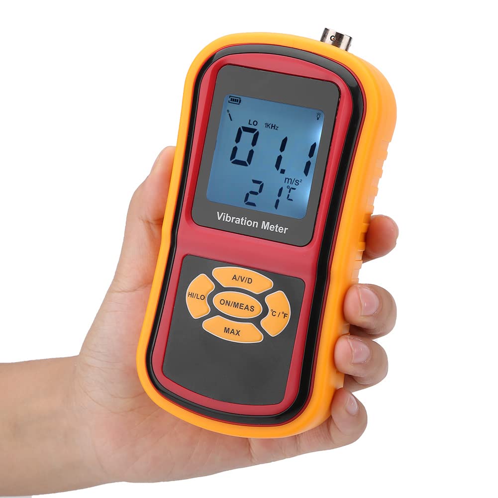 GM63B Tragbarer LCD-Vibrationsmessgerät mit Zwei Sonden und Benutzerfreundlichen Funktionen