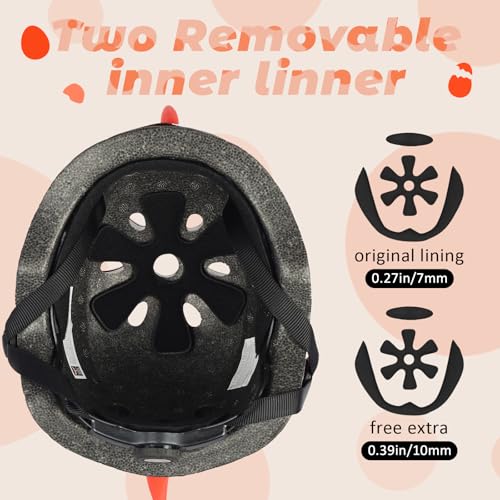 Image of Toddler Kids Bike Helmet, Adjustable and Multi-Sport, 3 Sizes for Ages 1-2-3-5-8-14 Years Child Infant Boys Girls