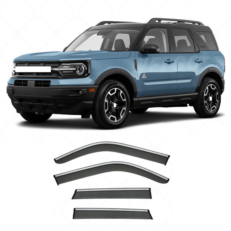 Déflecteurs de vent de voiture pour aérer le Ford Bronco Sport CX430 en voyage