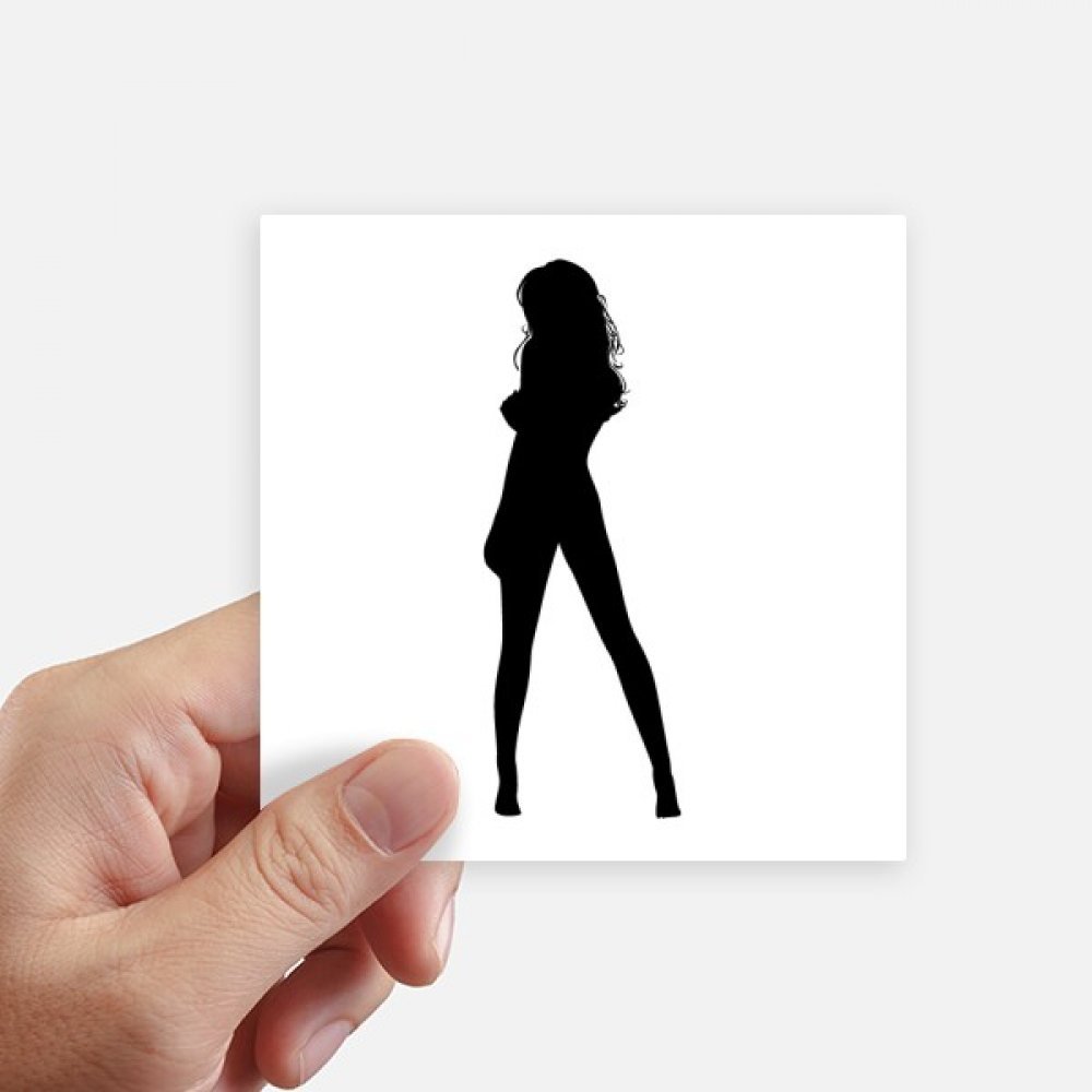 Autocollants 10CM étanches pour moto pc valise motif silhouette femme